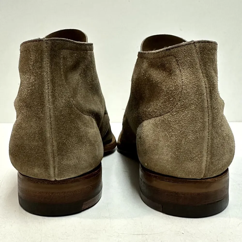 NEW HEELS Edward Green Shanklin Chukka Boot Mushroom Suede UK 7 / US 7.5